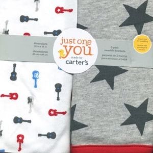 ISO** 2 pack Carter's swaddle blankets